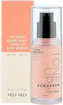 Витаминная осветляющая солнцезащитная сыворотка Vely Vely SPF 50 Vitamin Dark Spot Tone-Up Sun Serum, 30 мл